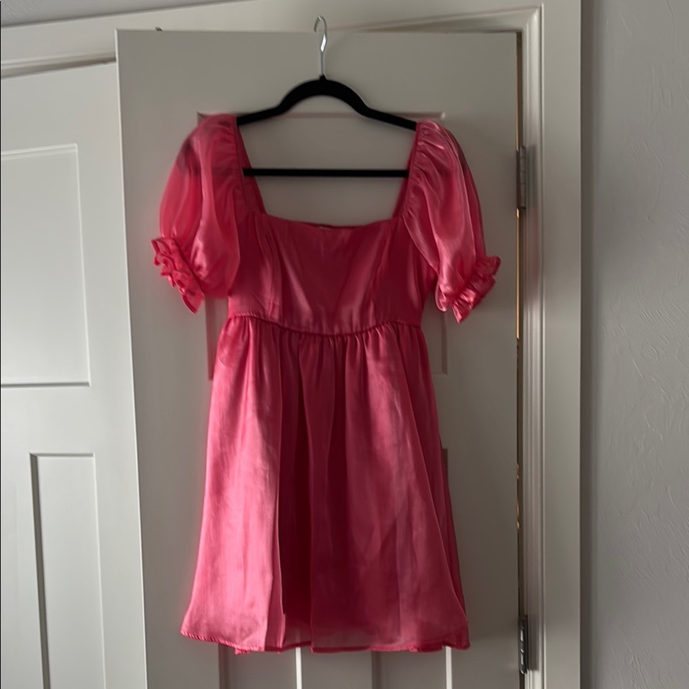 Elegant Salmon pink Party Dress